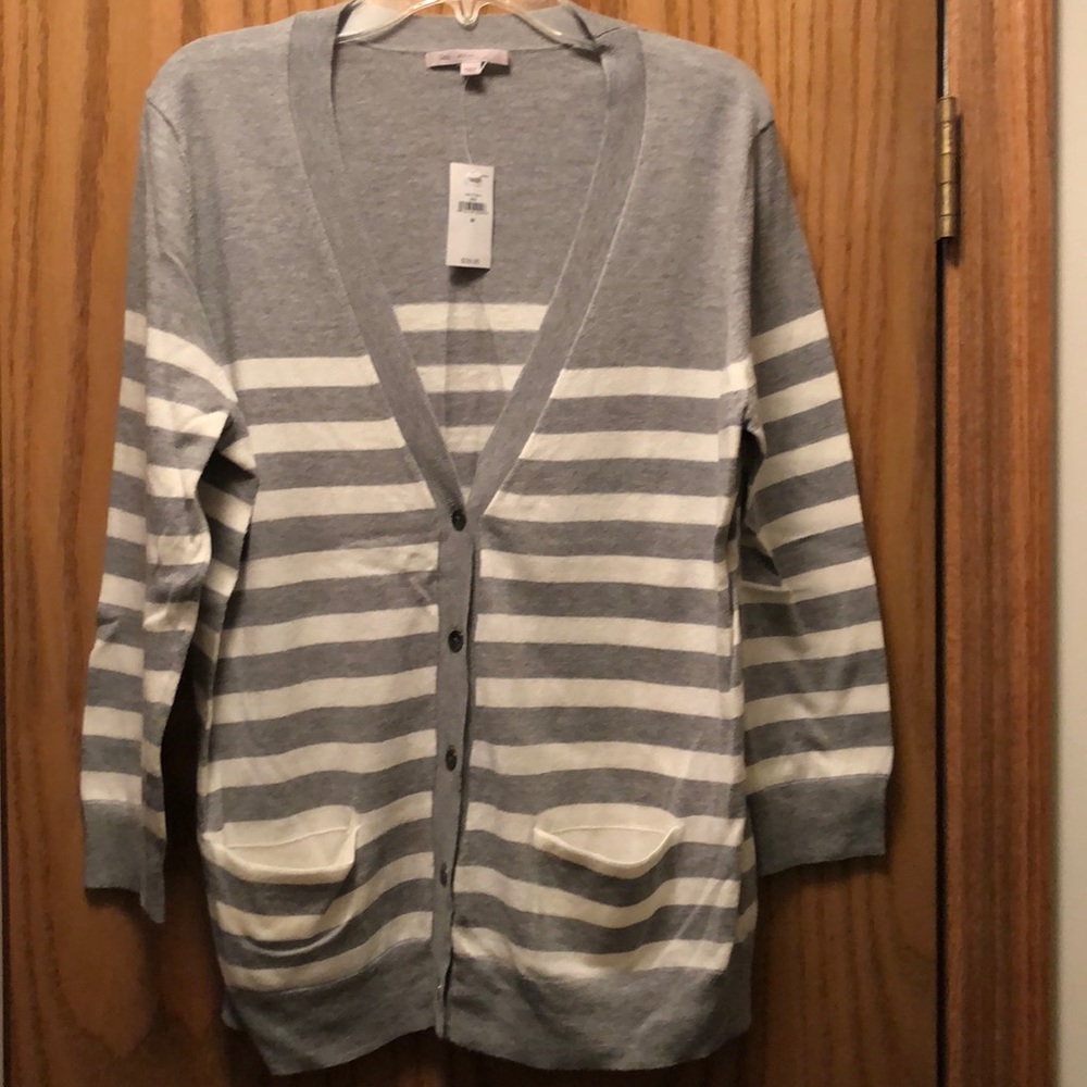 Striped cardigan